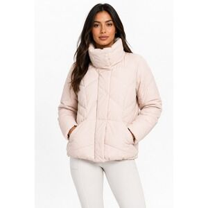 Under Armour Storm Down Puffer Jacket Blush Pink High Neck Women's Medium